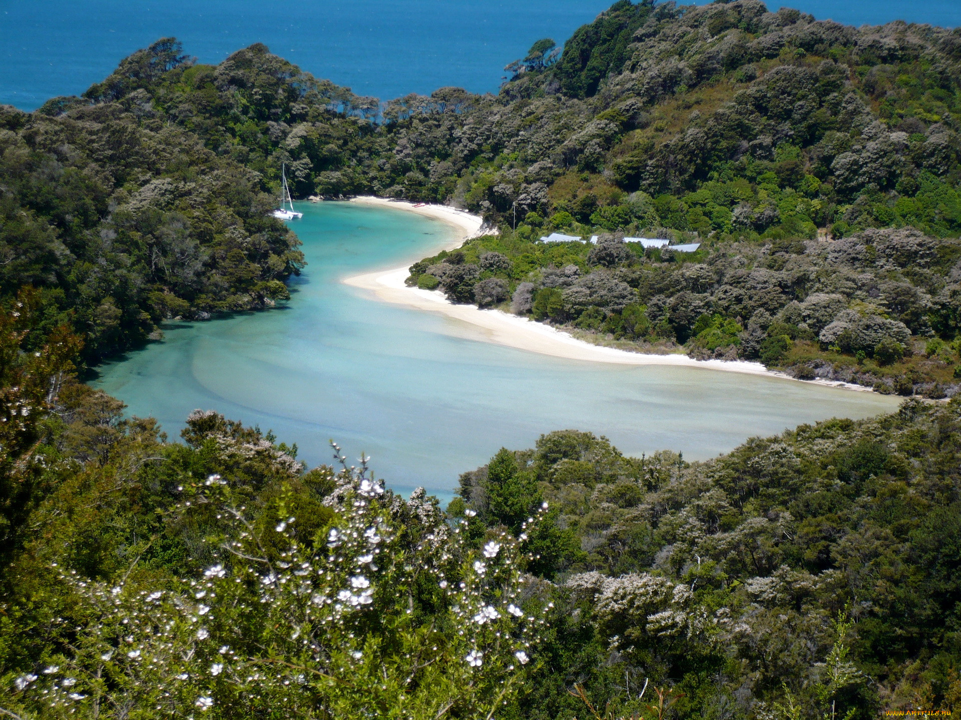 lake, ellesmere, abel, tasman, national, park, , , , , 